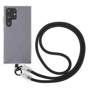 Transparent Buckle Anti-lost Strap Phone Crossbody Long Lanyard(Black)
