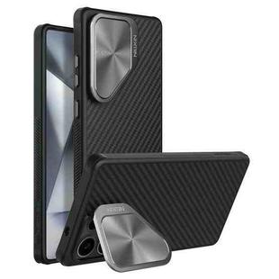 For Samsung Galaxy S25 Ultra 5G NILLKIN Aramid Fiber MagSafe Magnetic Cover Version Phone Case(Black)