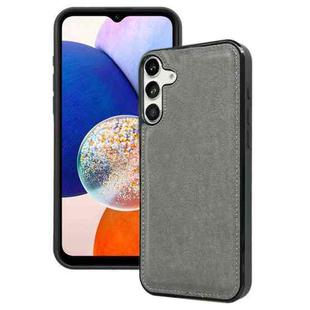 For Samsung Galaxy A14 4G/5G Cowhide Texture Back Cover Phone Case(Grey)