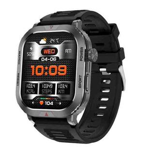 ZW66 2.01 inch BT5.1 Fitness Wellness Smart Watch, Support Bluetooth Call / Sleep / Blood Oxygen / Heart Rate / Blood Pressure Health Monitor(Black)