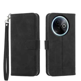 For vivo Y39 5G Dierfeng Dream Line TPU Hybrid PU Leather Phone Case(Black)