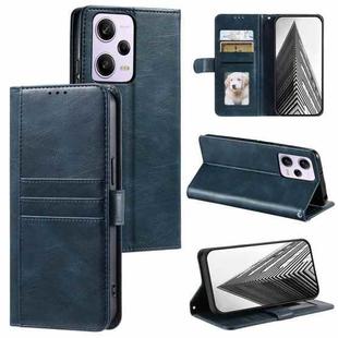 For Xiaomi Redmi Note 12 Pro 5G Simple 6-Card Wallet Leather Phone Case(Navy Blue)