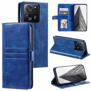 For Xiaomi 13T / 13T Pro Simple 6-Card Wallet Leather Phone Case(Navy Blue)