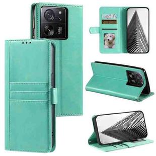 For Xiaomi Redmi K60 Ultra Simple 6-Card Wallet Leather Phone Case(Green)