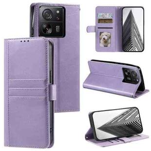 For Xiaomi Redmi K60 Ultra Simple 6-Card Wallet Leather Phone Case(Purple)