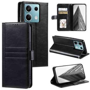 For Motorola Edge 60 Fusion Simple 6-Card Wallet Leather Phone Case(Black)