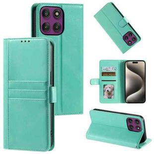 For Motorola Edge 60 Pro Simple 6-Card Wallet Leather Phone Case(Green)