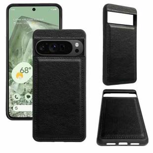 For Google Pixel 9 Pro XL Cowhide Texture Back Cover Phone Case(Black)