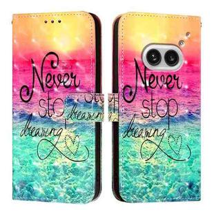 For Nothing Phone 2a 3D Painting Horizontal Flip Leather Phone Case(Chasing Dreams)