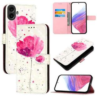 For Nothing CMF Phone 1 3D Painting Horizontal Flip Leather Phone Case(Flower)