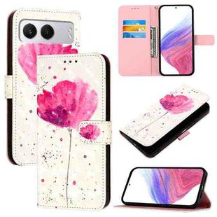 For OnePlus Nord 4 5G 3D Painting Horizontal Flip Leather Phone Case(Flower)