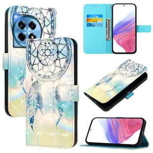 For OnePlus 12R 5G Global 3D Painting Horizontal Flip Leather Phone Case(Dream Wind Chimes)