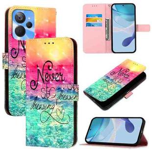 For Realme 10T / 10s / 9i 5G India 3D Painting Horizontal Flip Leather Phone Case(Chasing Dreams)