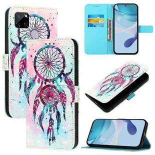 For Realme C25 / C25s / C15 / C12 / 7i Global 3D Painting Horizontal Flip Leather Phone Case(Color Drop Wind Chimes)