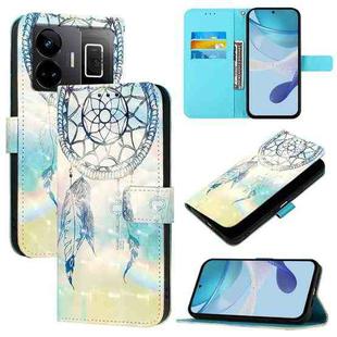 For Realme GT3 / GT Neo 5 240W 3D Painting Horizontal Flip Leather Phone Case(Dream Wind Chimes)