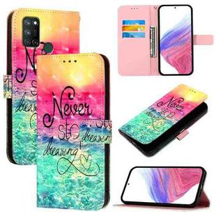 For Realme C17 / 7i 3D Painting Horizontal Flip Leather Phone Case(Chasing Dreams)