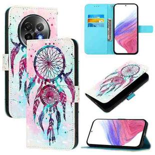 For Realme 13+ 5G Global 3D Painting Horizontal Flip Leather Phone Case(Color Drop Wind Chimes)