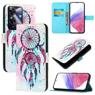 For Realme Note 60 4G Global 3D Painting Horizontal Flip Leather Phone Case(Color Drop Wind Chimes)