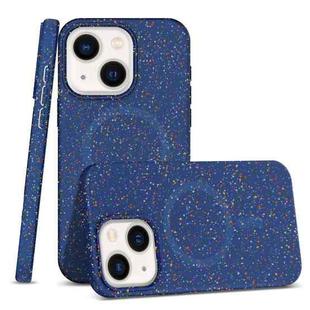 For iPhone 14 Colorful Frosted Magsafe PC Hybrid TPU Phone Case(Blue)