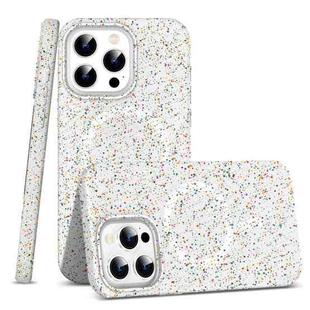 For iPhone 12 Pro Max Colorful Frosted Magsafe PC Hybrid TPU Phone Case(White)