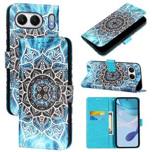 For OnePlus Nord 4 5G Colored Drawing Pattern Plain Weave Leather Phone Case(Undersea Mandala)