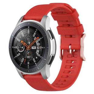 For Samsung Galaxy Watch3 45mm / Galaxy Watch 46mm 22mm Dot Texture Watch Band(Red)