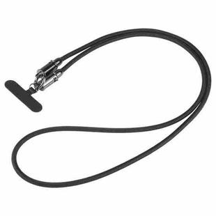 Type-C to Type-C Braid Data Cable Phone Anti-lost Crossbody Lanyard, Length: 1.2m(Black)