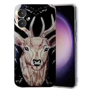 For Xiaomi Redmi 13C 4G Colored Drawing Pattern TPU Phone Case(Deer)