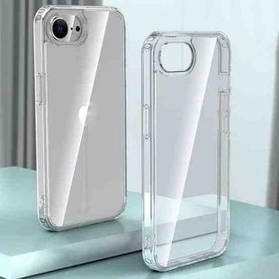 For iPhone SE 2024 Armor Clear TPU Hard PC Phone Case(Clear)