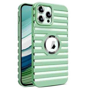 For iPhone 12 Pro Max Hollow Heat Dissipation MagSafe Magnetic PC Phone Case(Green)