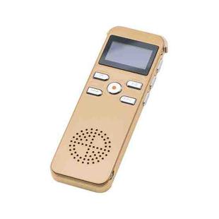 JNN X26 Mini Portable Voice Recorder with OLED Screen, Memory:8GB(Gold)