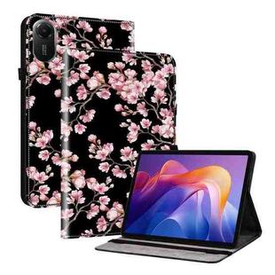 For Xiaomi Redmi Pad 2 11 inch Crystal Texture Painted Leather Tablet Case(Plum Bossom)