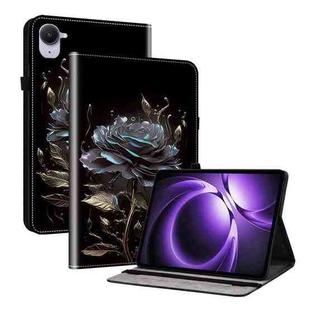 For Xiaomi Redmi K Pad 8.8 inch Crystal Texture Painted Leather Tablet Case(Black Rose)
