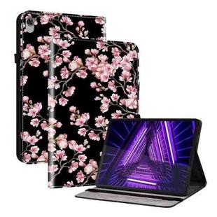 For Lenovo M10 Plus 10.3 Crystal Texture Painted Leather Tablet Case(Plum Bossom)