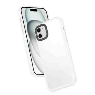 For iPhone 11 Frame Two Color Lens Ring TPU Phone Case(Transparent)