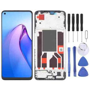 For OPPO Reno8 5G Original AMOLED LCD Screen Digitizer Full Assembly with Frame