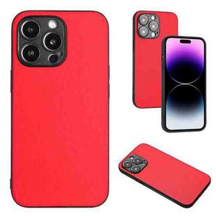 For iPhone 15 Pro Max R20 Leather Pattern Phone Single Case(Red)