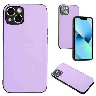 For iPhone 15 R20 Leather Pattern Phone Single Case(Purple)