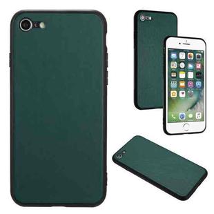For iPhone SE 2022/SE 2020/6/7/8 R20 Leather Pattern Phone Single Case(Green)