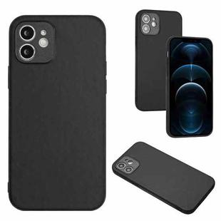 For iPhone 12 R20 Leather Pattern Phone Single Case(Black)