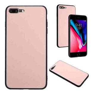 For iPhone 8 Plus / 7 Plus R20 Leather Pattern Phone Single Case(Pink)