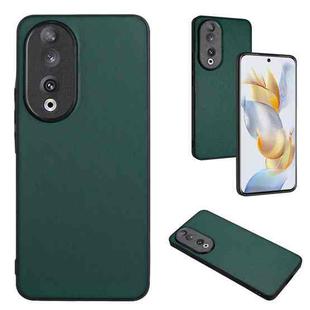 For Honor 90 R20 Leather Pattern Phone Single Case(Green)