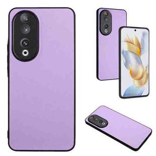 For Honor 90 R20 Leather Pattern Phone Single Case(Purple)