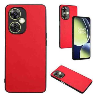 For OnePlus Nord CE 3 Lite R20 Leather Pattern Phone Single Case(Red)