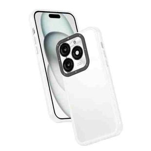 For Itel A70 Frame Two Color Lens Ring TPU Phone Case(Transparent)