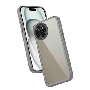 For Itel S23 Frame Two Color Lens Ring TPU Phone Case(Black)