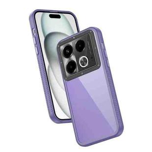 For Infinix Note 40 Frame Two Color Lens Ring TPU Phone Case(Purple)