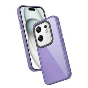 For Infinix Zero 30 4G Frame Two Color Lens Ring TPU Phone Case(Purple)