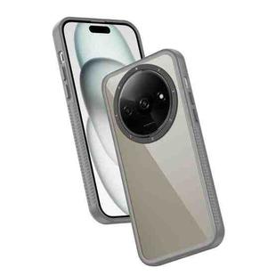 For Xiaomi Redmi A3 Frame Two Color Lens Ring TPU Phone Case(Black)