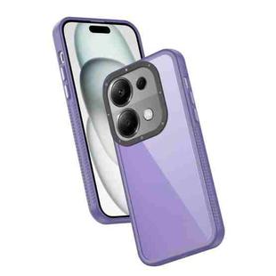 For Xiaomi Redmi Note 13 Pro 4G Frame Two Color Lens Ring TPU Phone Case(Purple)